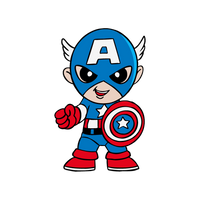 Captain America cartoon illustration transparent icon