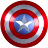 Captain America shield with transparent background