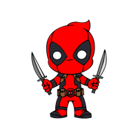 Deadpool cartoon illustration transparent icon