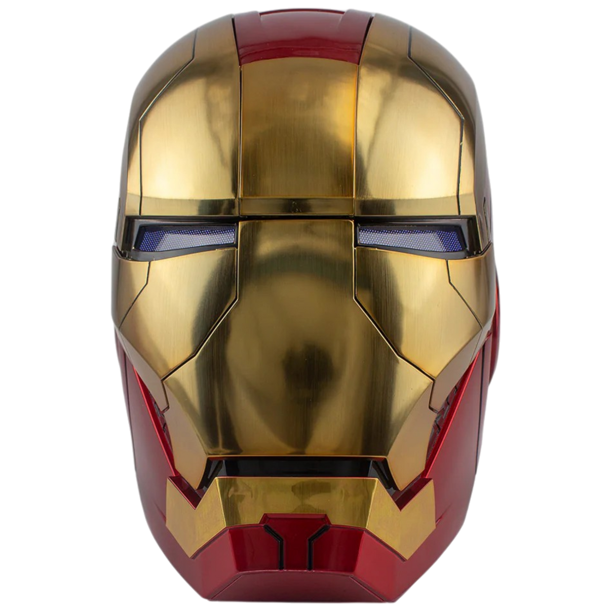 Iron Man Helmet MK5 Gold with transparent background