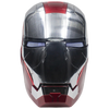 Iron Man Helmet MK5 Silver with transparent background