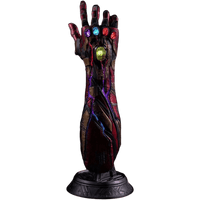 Iron Man infinity gauntlet with transparent background