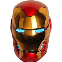 Iron Man MK50 helmet with transparent background