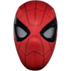 Spiderman mask with chin control on transparent background