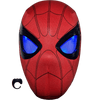 Spiderman mask with remote control and blue LED eyes
