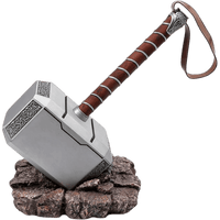 Thor hammer with transparent background